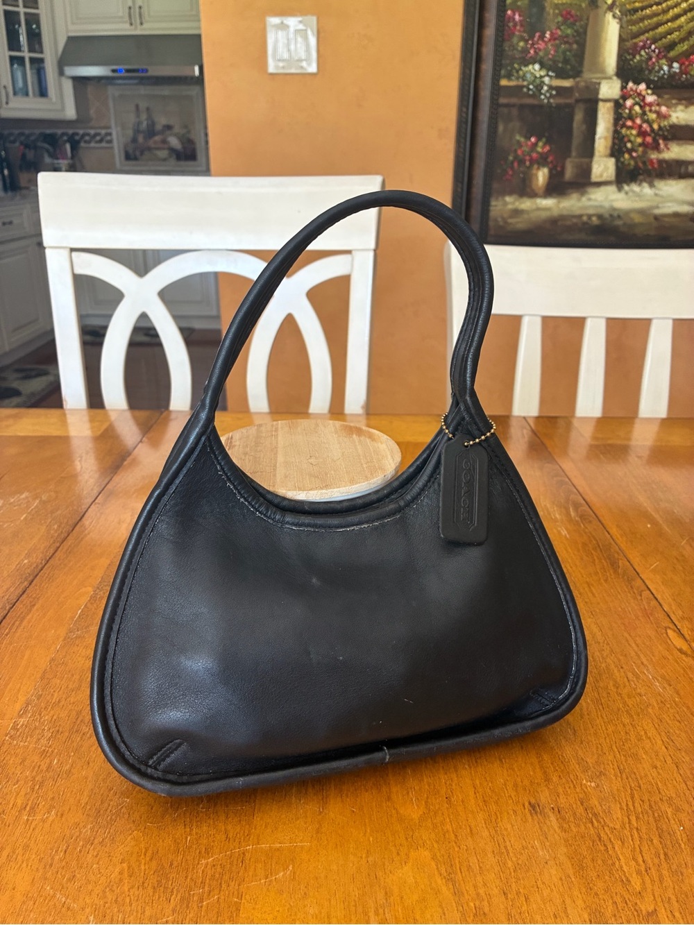 Coach Black Leather Ergo Mini - Gem